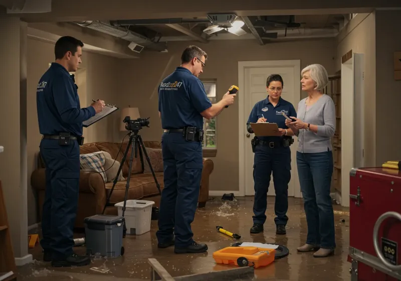 Water Damage Assessment and Insurance Documentation process in Rolesville, NC